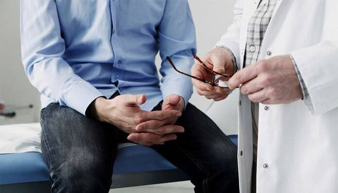 zum Arzt gehen, um Medikamente gegen Prostatitis zu verschreiben